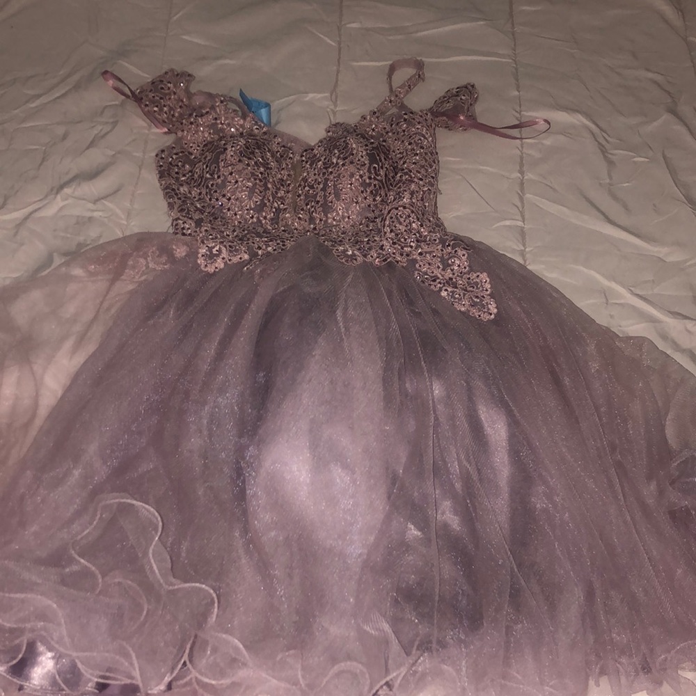 Purple elegant dress